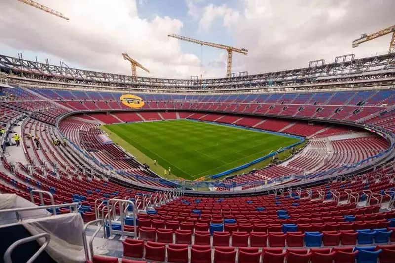 برشلونة يعلن خوض حصة تدريبية على ملعب كامب نو برشلونة يعلن خوض حصة تدريبية على ملعب كامب نو